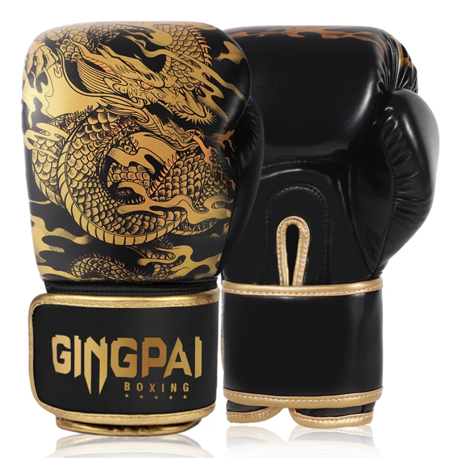 10 12 14oz Professional boxing gloves adult Sanda combat training practical thick breathable Muay Thai men's punching bag bags